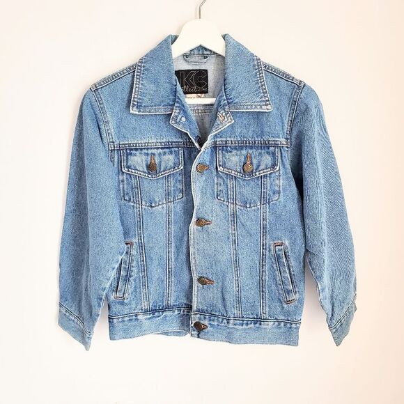 KC Collections Denim Jacket Size S - Picture 1 of 3